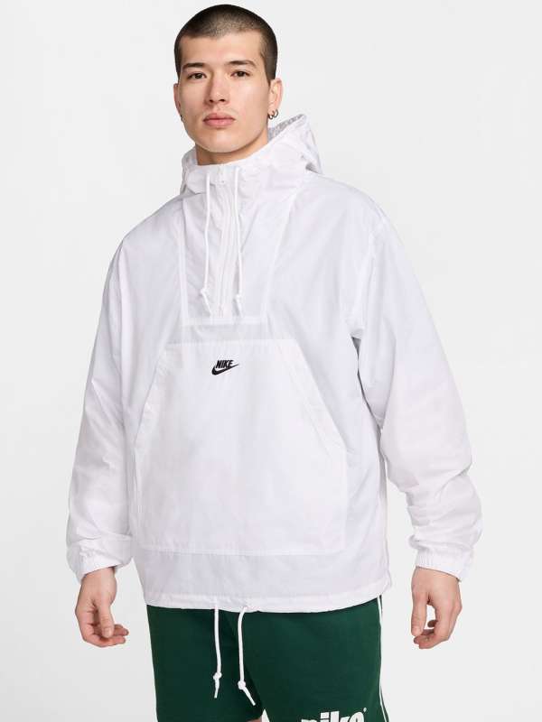 Mens nike white windbreaker hot sale