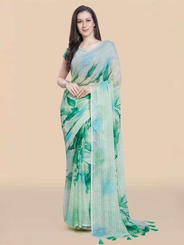 Buy Chiffon Saree Under Rs.500 at Myntra
