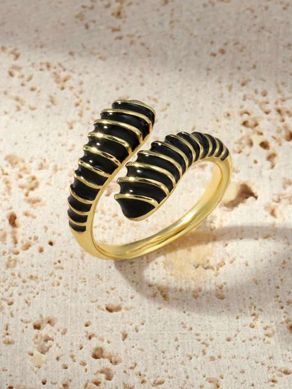 Buy Black Rings for Women Men Online Myntra