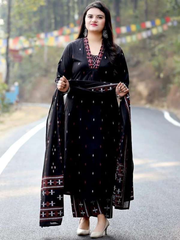 Black Salwar Suit Buy Black Salwar Suit online in India