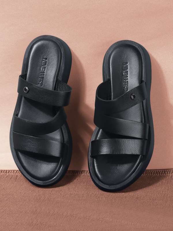 Nine west leather sandals hotsell