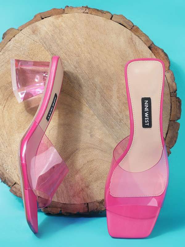 nine west pink heels