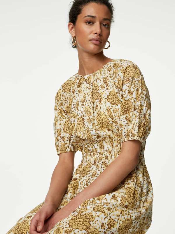 Marks and spencer yellow dress outlet
