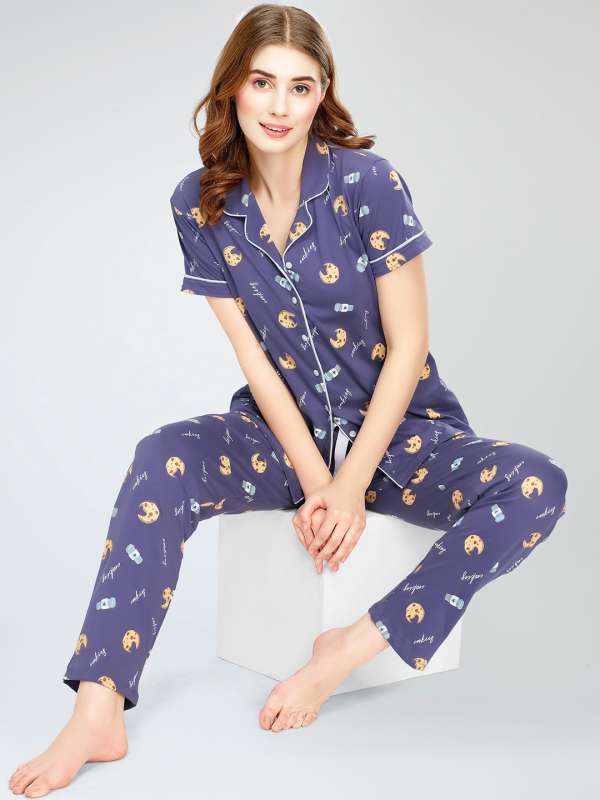 Zeyo night dress top