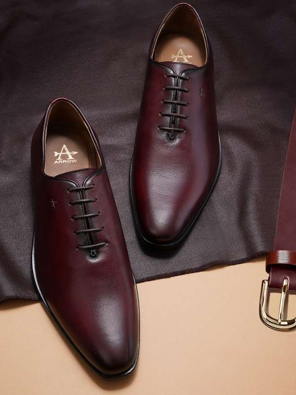 Burgundy Formal Shoes Buy Burgundy Formal Shoes online in India