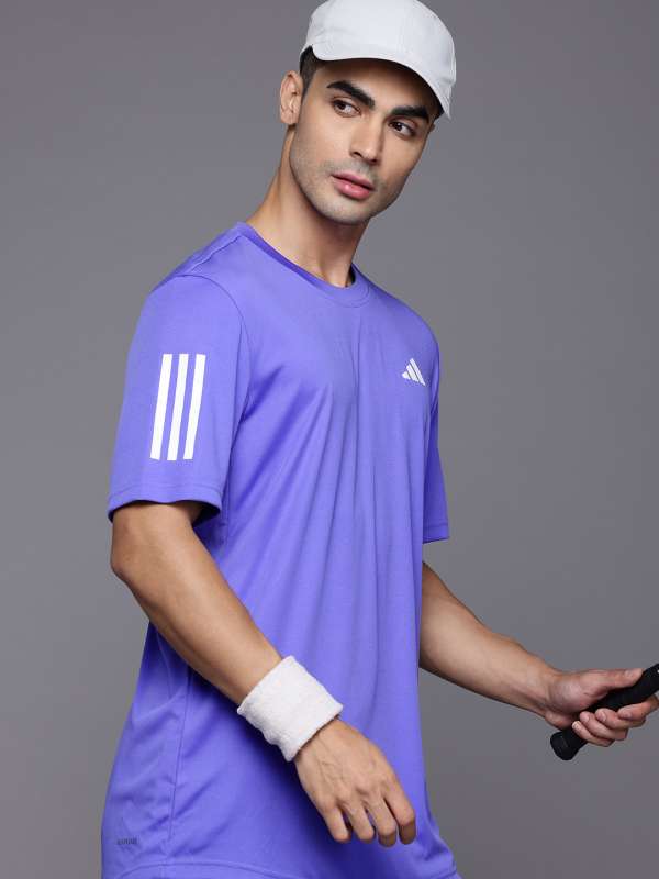Purple adidas t shirt clearance