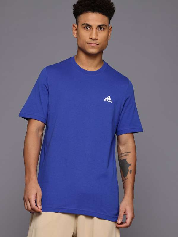 Adidas Solid Blue Jerseys Buy Adidas Solid Blue Jerseys online in India