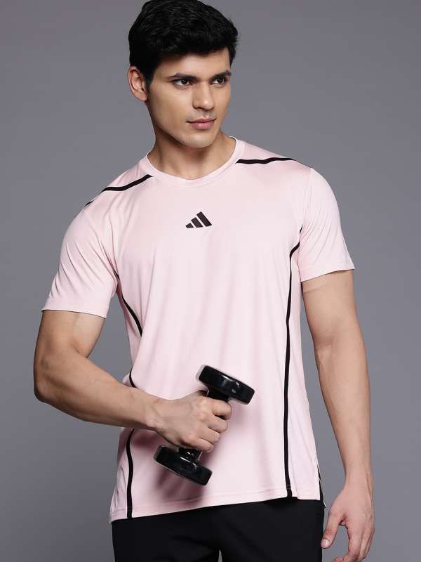Adidas pink top mens online