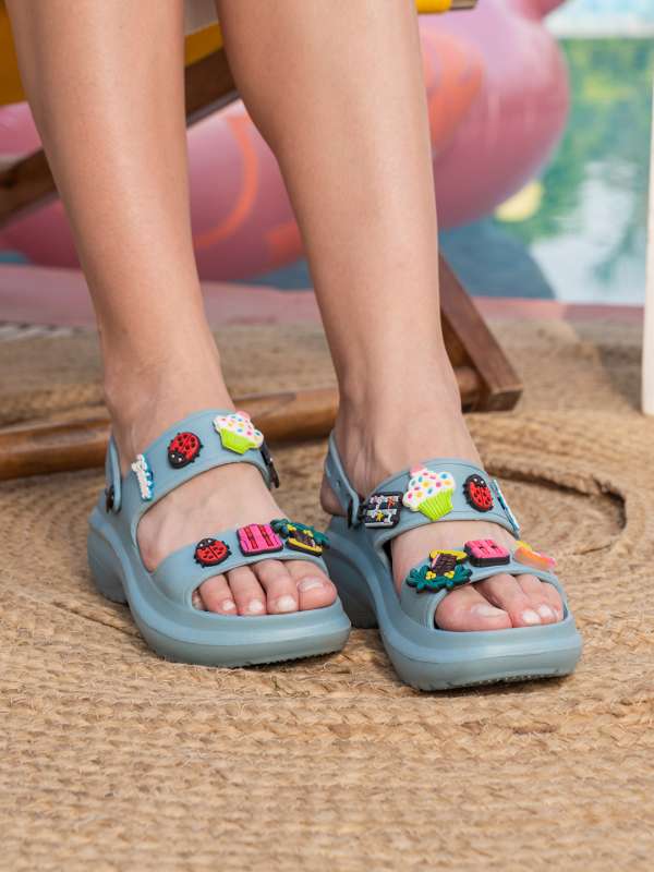 Women Blue Slippers Flip Flops Buy Women Blue Slippers Flip Flops online in India