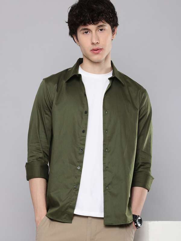 Levi's olive green shirt outlet
