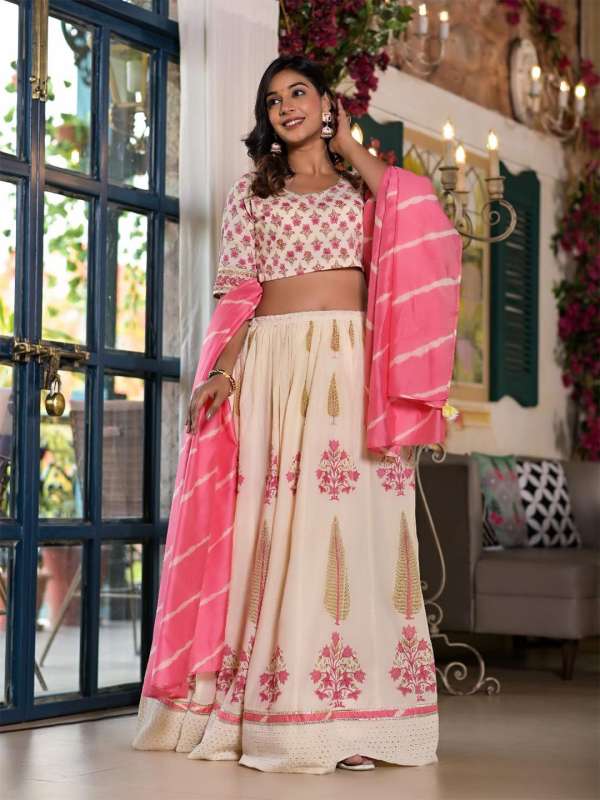 Meena Bazaar Lehenga Choli Buy Meena Bazaar Lehenga Choli online in India