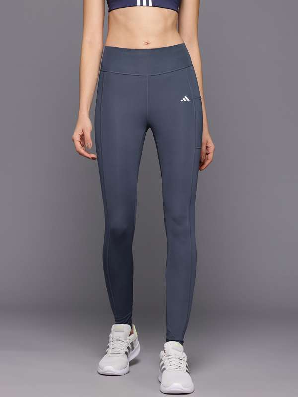 Navy adidas tights sales