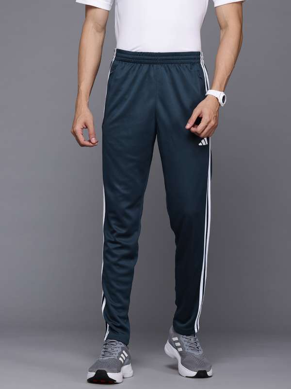 Adidas navy blue track pants clearance
