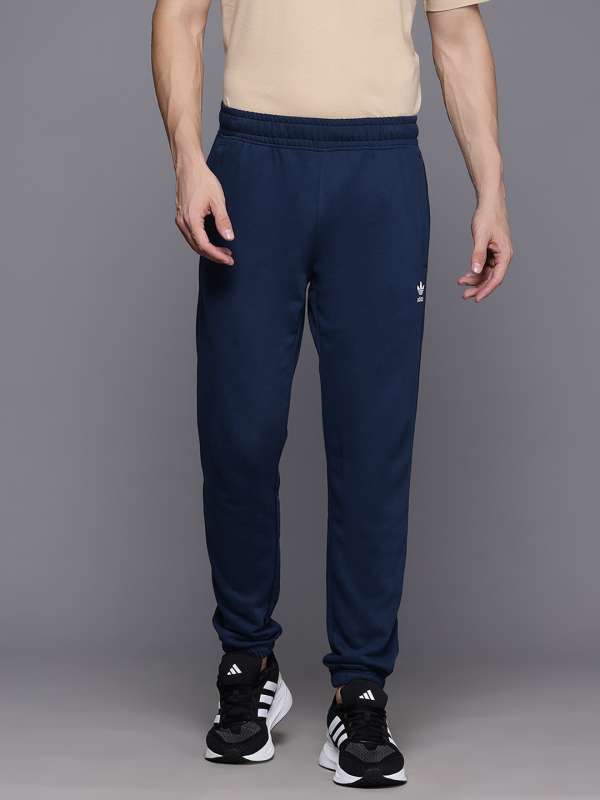 Adidas navy skinny joggers clearance