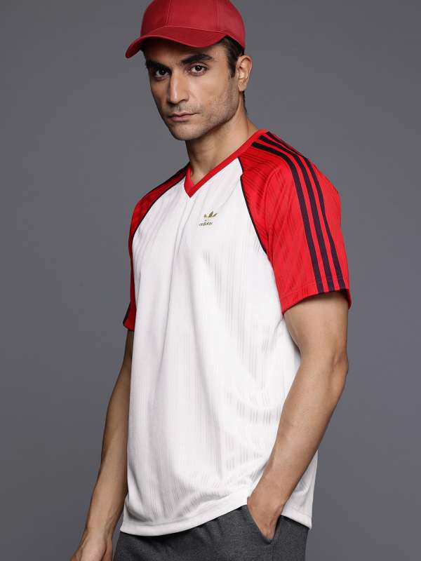 Adidas Men White Climachill Self Design T Shirt 6729477.htm Buy Adidas Men White Climachill Self Design T Shirt 6729477.htm online in India