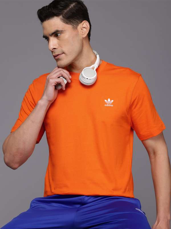 Orange adidas shirt online
