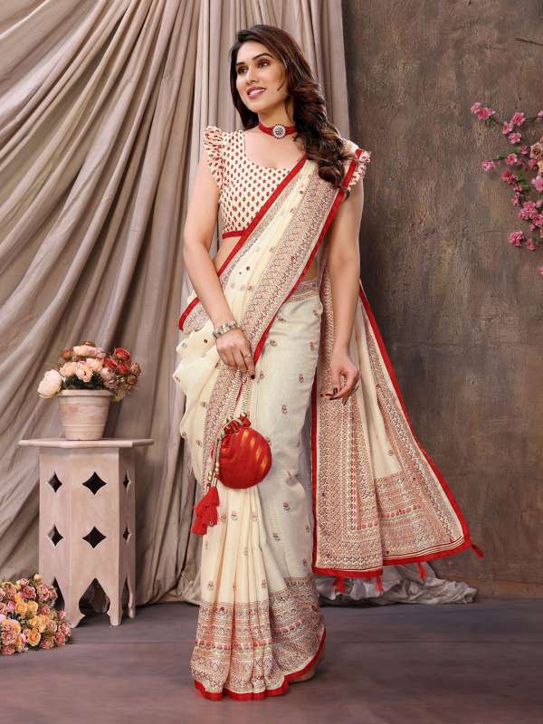 Jute Cotton Sarees Buy Trendy Jute Cotton Sarees Online in India Myntra