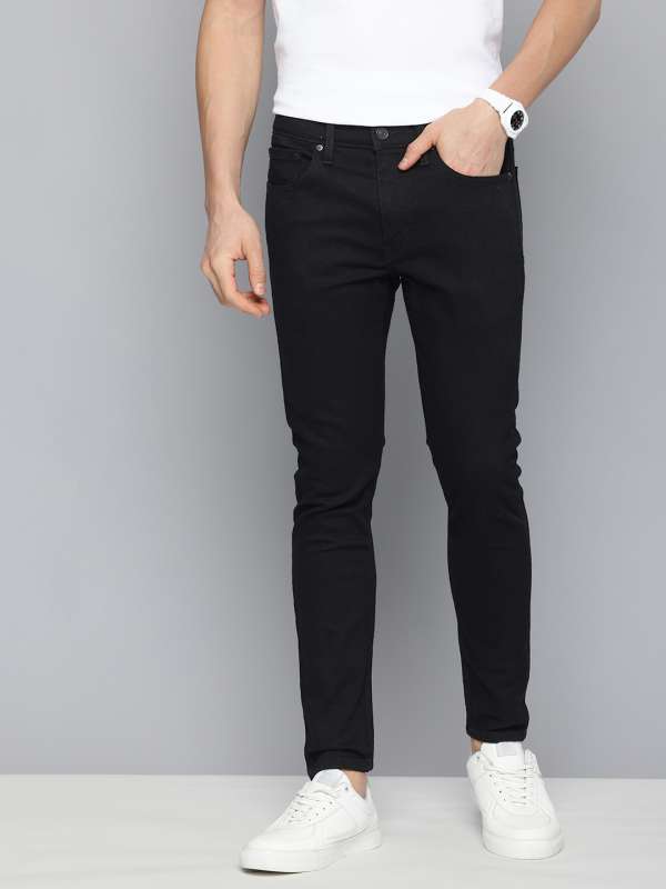 Men's black levis jeans cheap