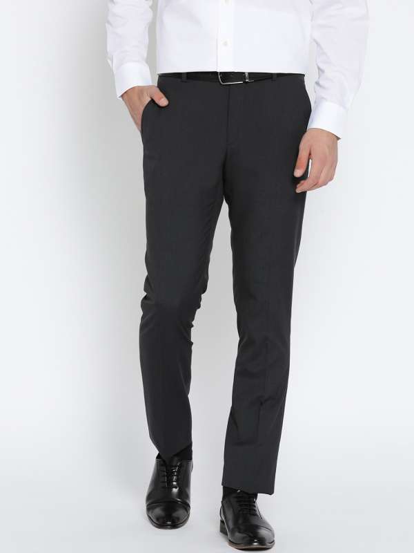 John Players Charcoal Trousers Buy John Players Charcoal