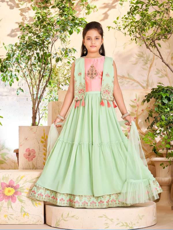 Jacket lehenga choli online sale
