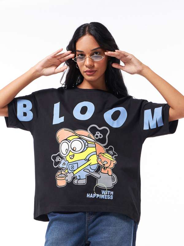 Minions t shirt for womens india sales