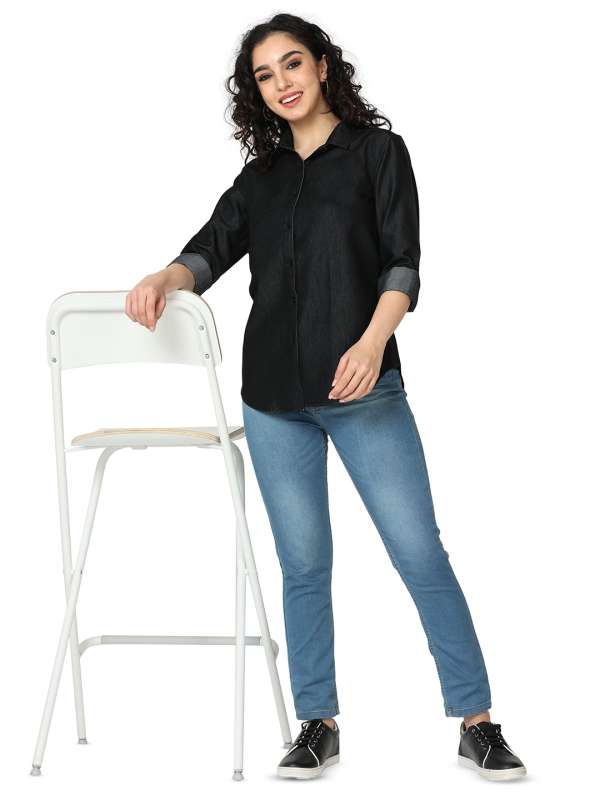 Slim Wear For Women Jeans Shirts Buy Slim Wear For Women Jeans Shirts online in India