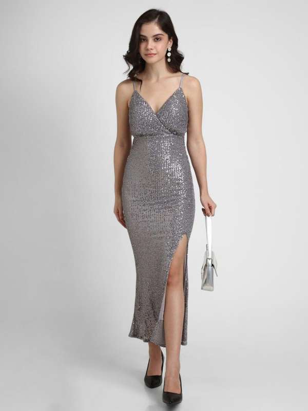 Forever 21 Silver Dress Buy Forever 21 Silver Dress online in India