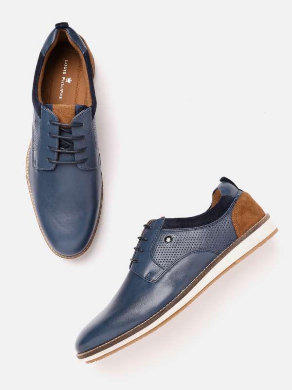 Louis philippe blue shoes sales