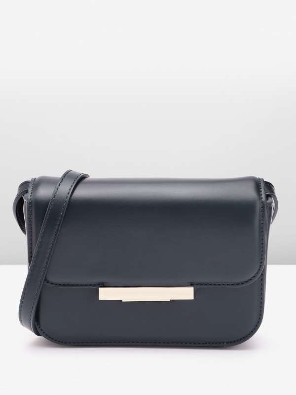 Navy blue sling bag store