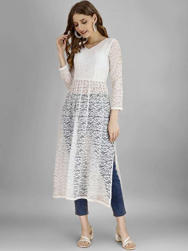 Net Kurta Buy Net Kurtas Online in India Myntra