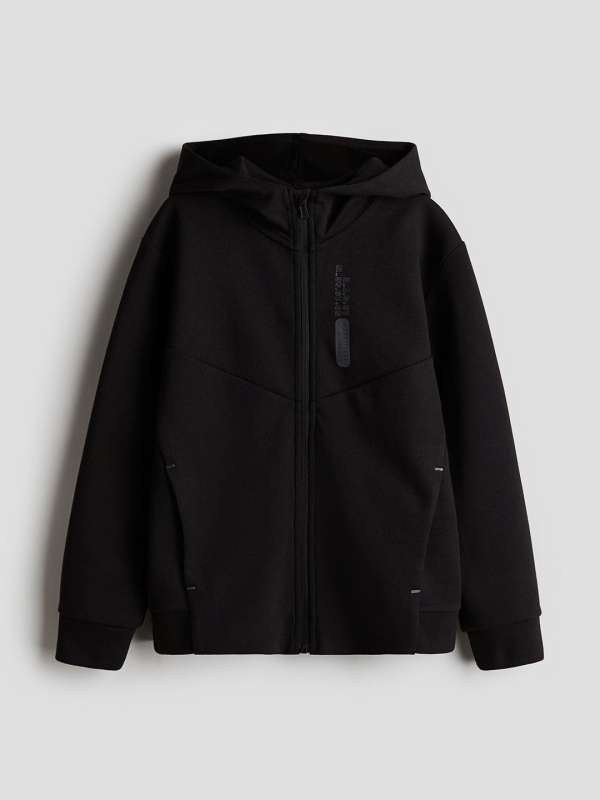 Black hoodie myntra deals