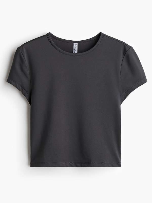 Ladies grey t shirt clearance