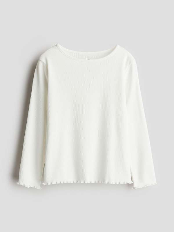 White tops for kids sales