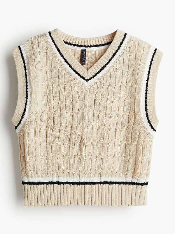 Double sided half sweater best sale