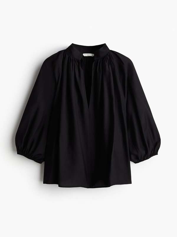 トップス ESMOK balloon tops black ESMOK balloon tops black