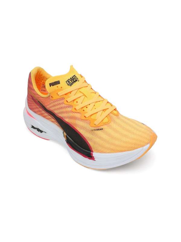Puma shoes orange colour outlet