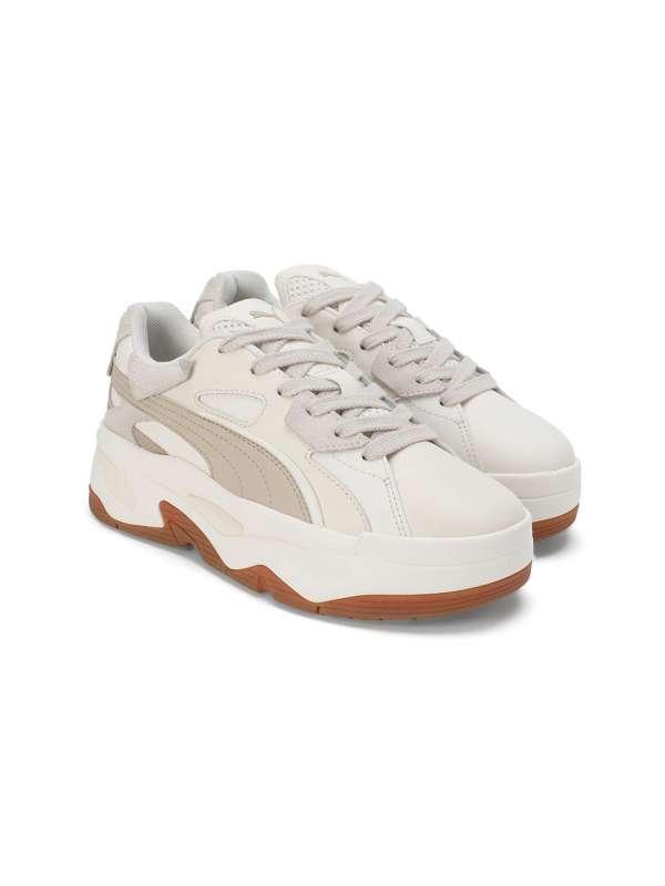 Cream puma sneakers shop