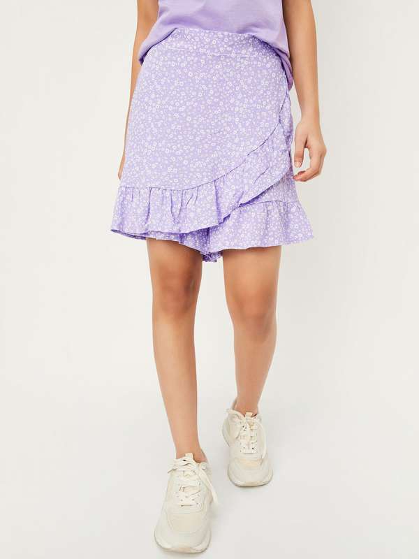 Purple skirt online cheap