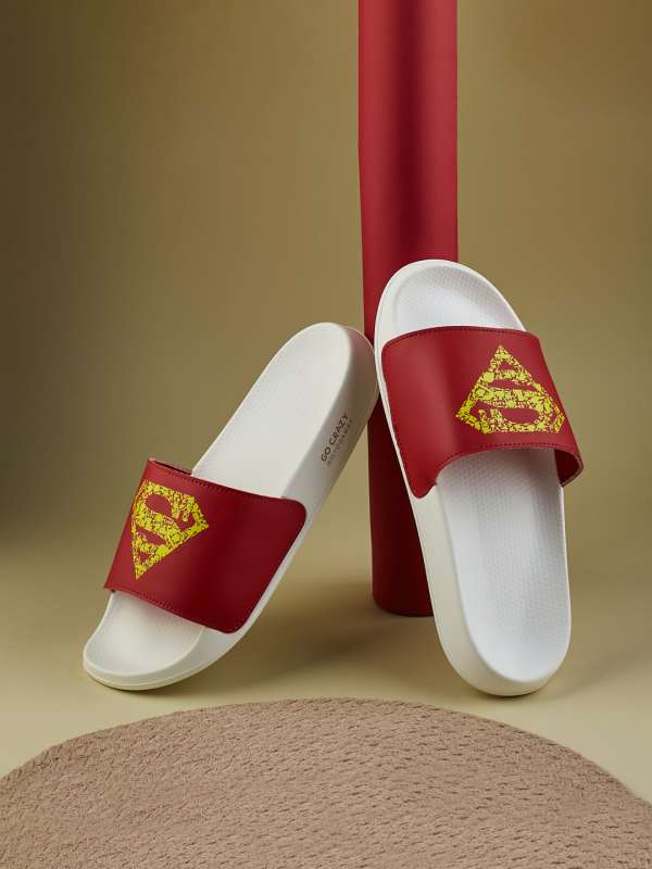 Superman flip flops deals