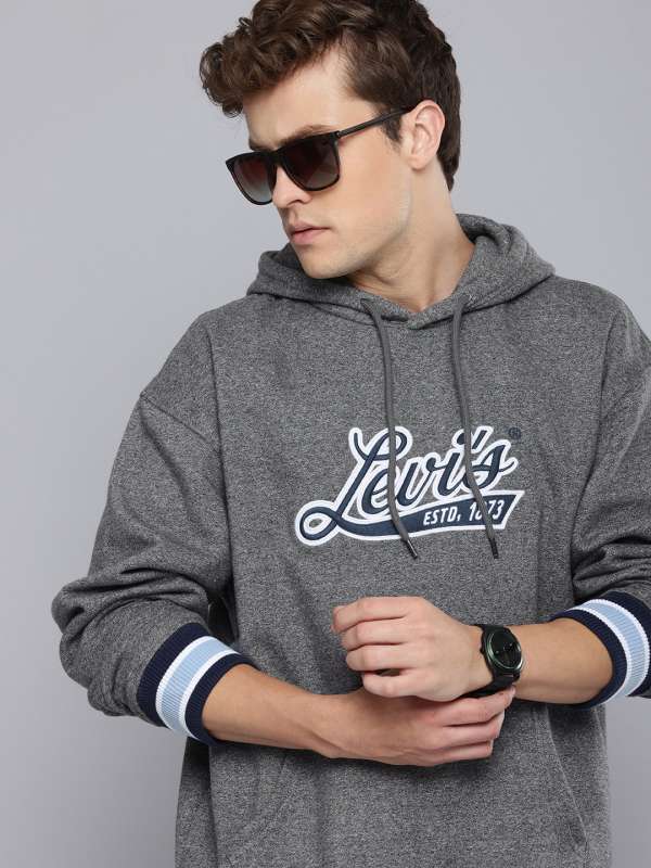 Levi's grey sweatshirt mens store