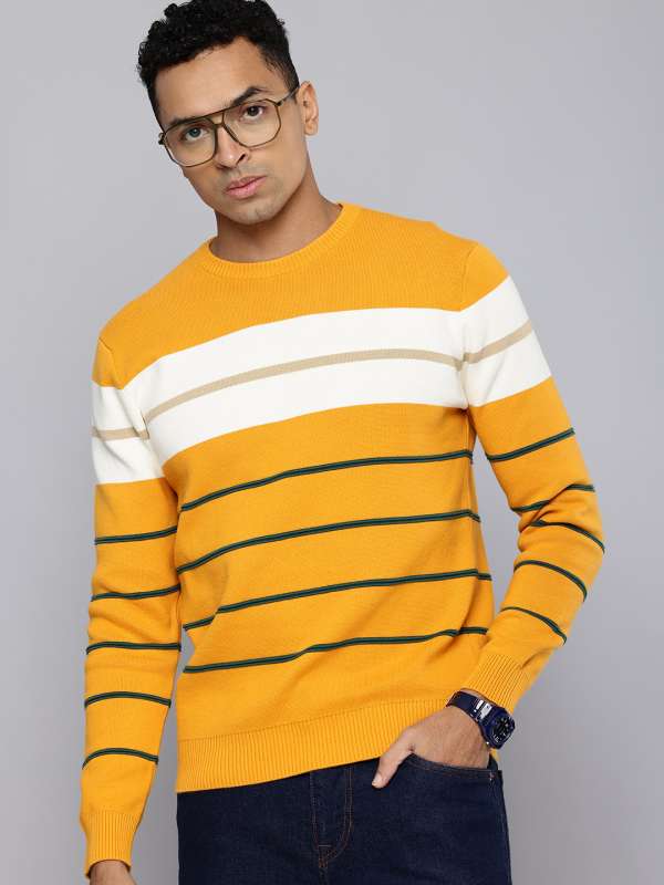 Levis Yellow Neck Sweater Buy Levis Yellow Neck Sweater online in India