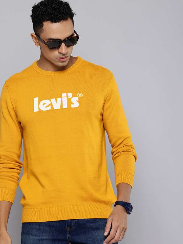 Levis yellow sweater store