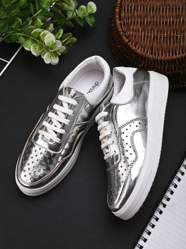 Silver Sneakers Buy Silver Sneakers online in India