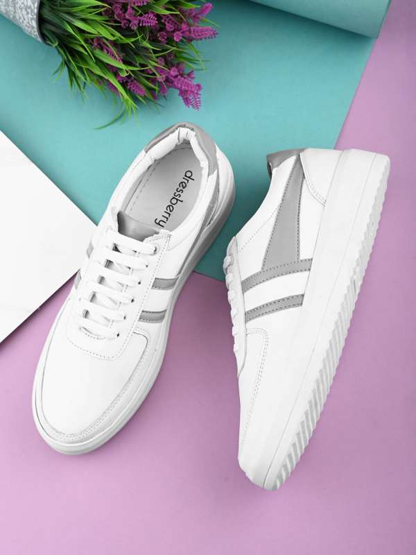 Dressberry White Regular Casual Sneakers Buy Dressberry White Regular Casual Sneakers online in India
