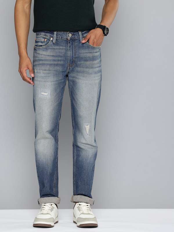 Levi's distressed jeans mens online