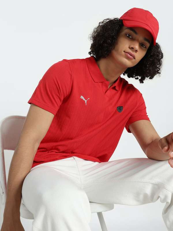 Puma red polo shirt 2025