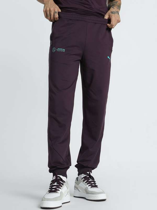 Puma polyester track pants hot sale