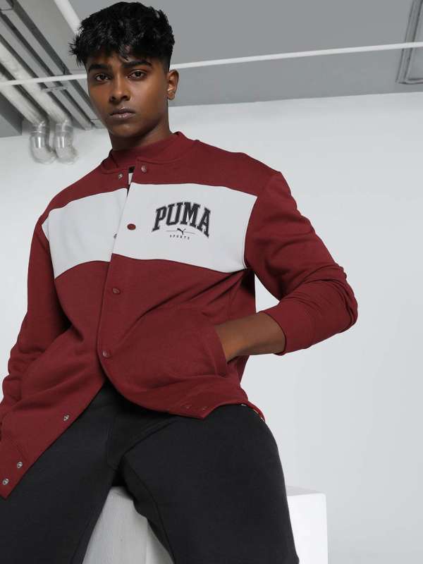 Puma red jackets online shop