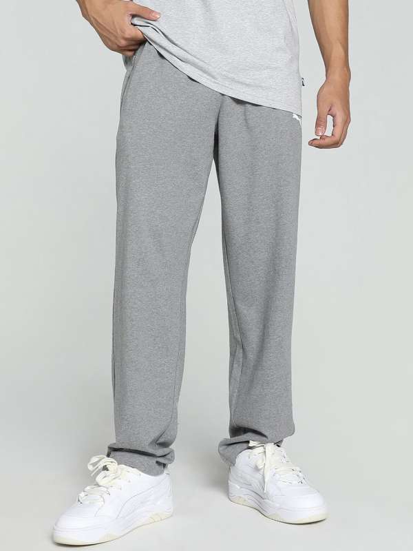 Puma open bottom sweatpants best sale
