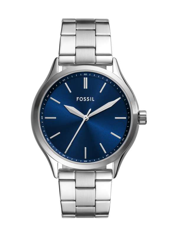 Fossil blue watch price shop